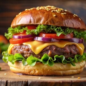 cheeseburger menü