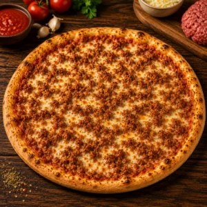 Pizza Bolognese mit Fleischsauce