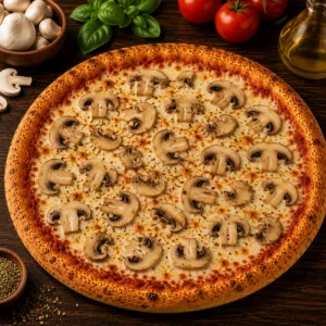 Pizza Funghi mit Champignons