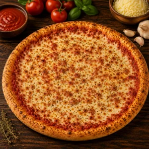 Pizza Marinara mit Tomatensauce und Käse