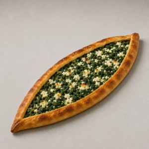 Pide Spinat und Schafskäse