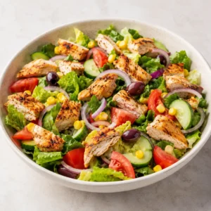 Salat mit Kebap